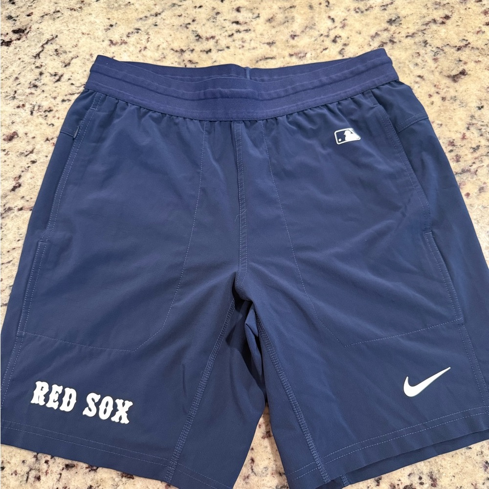 Nike Blue Athletic Shorts Moisture-Wicking